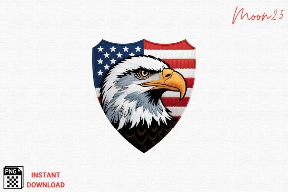Bald Eagle American Flag Embroidery PNG Review: A Patriotic Design for Meaningful Gifts