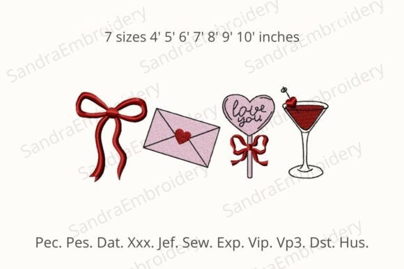 Coquette Valentine Embroidery Design Review