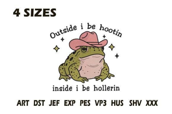 Cowboy Frog Embroidery Design Review for Apparel Projects
