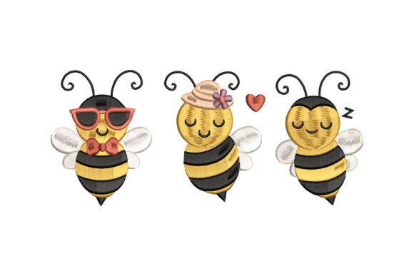 Cute Honey Bee Embroidery: A Charming Addition to Personalized Gifts