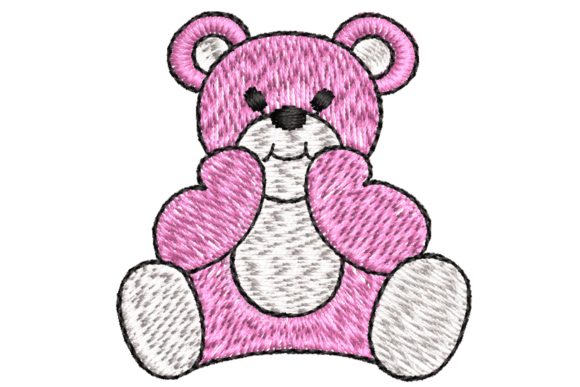 Cute Teddy Bear Embroidery Design Review