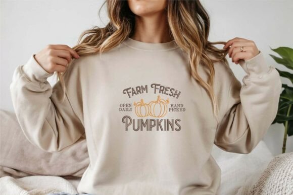 Farm Fresh Pumpkins Outline Embroidery: A Seasonal Design Review
