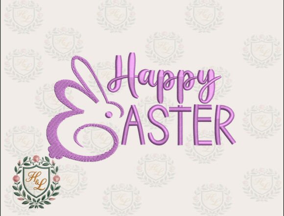 Happy Easter Bunny Embroidery Files: A Designer’s Perspective