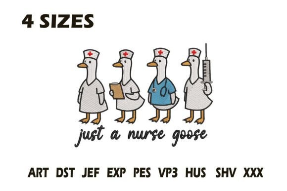 Just a Nurse Goose Embroidery Review for Seasonal Projects