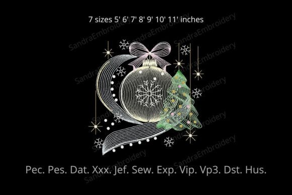 Magic Christmas Ball Embroidery Design Review for Apparel Projects