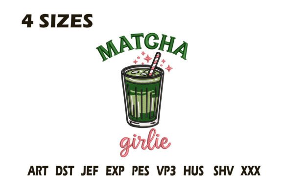 Matcha Girlie Embroidery Design Review for Craft Fairs and Handmade Markets