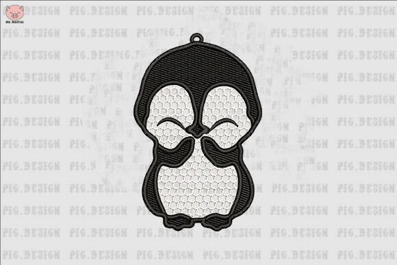 Ornament Penguins Earrings Embroidery Review