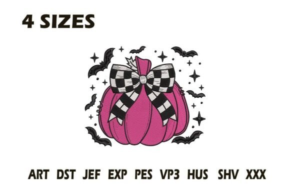 Pink Pumpkin Embroidery Design Review for Small Business Merch