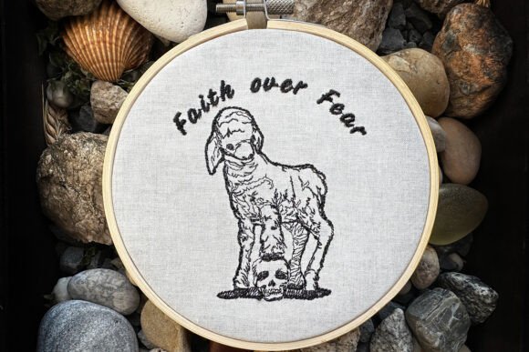 Review of Faith Over Fear Machine Embroidery for Personalized Gifts