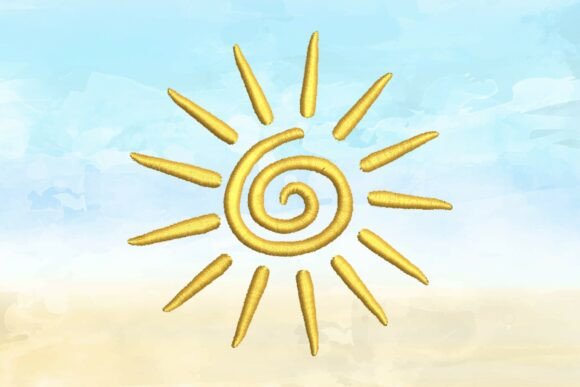 Sun Embroidery 1 - 4 Sizes - 7 Formats Review