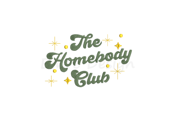 The Homebody Club Embroidery Design: A Seasonal Standout