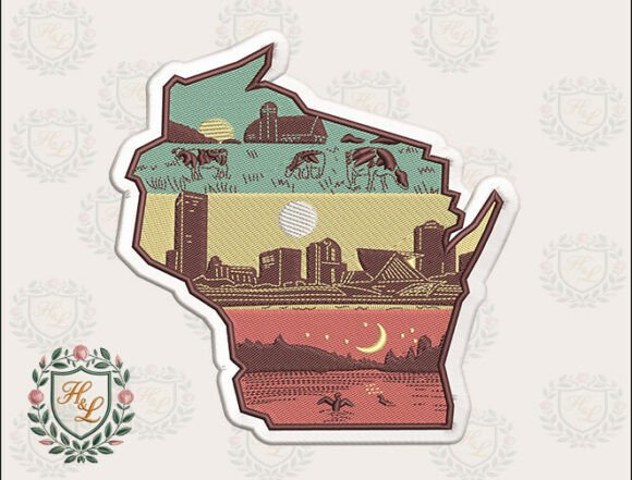 Wisconsin Farm Landscape Embroidery File Review